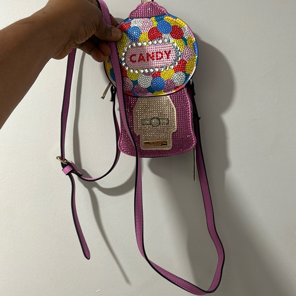 NWT Aldo Candy Gumball Machine Mini Purse pink